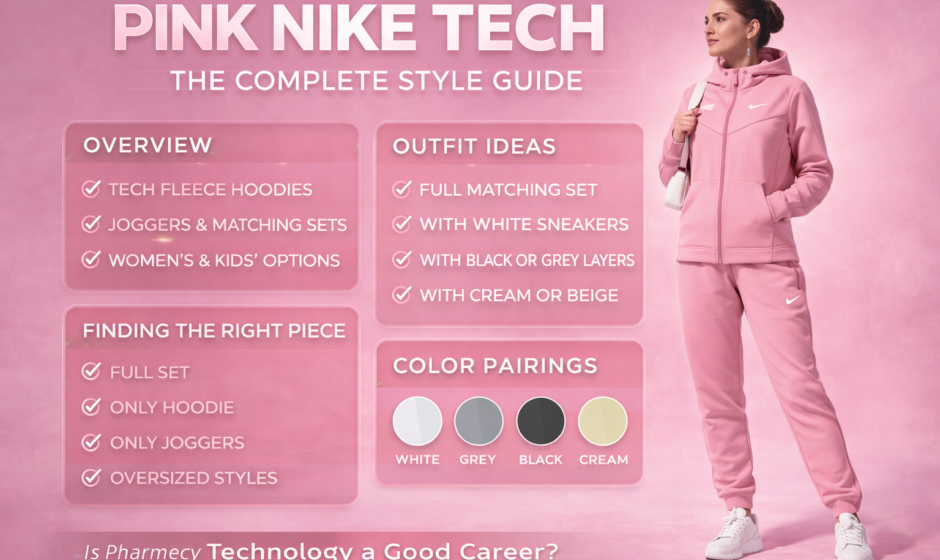 Pink Nike Tech