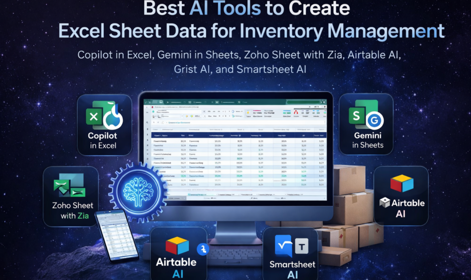 Best AI Tool to Create Excel Sheet Data for Inventory Management