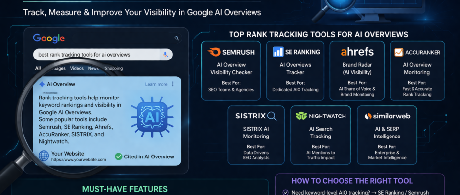 Rank Tracking Tool for AI Overviews