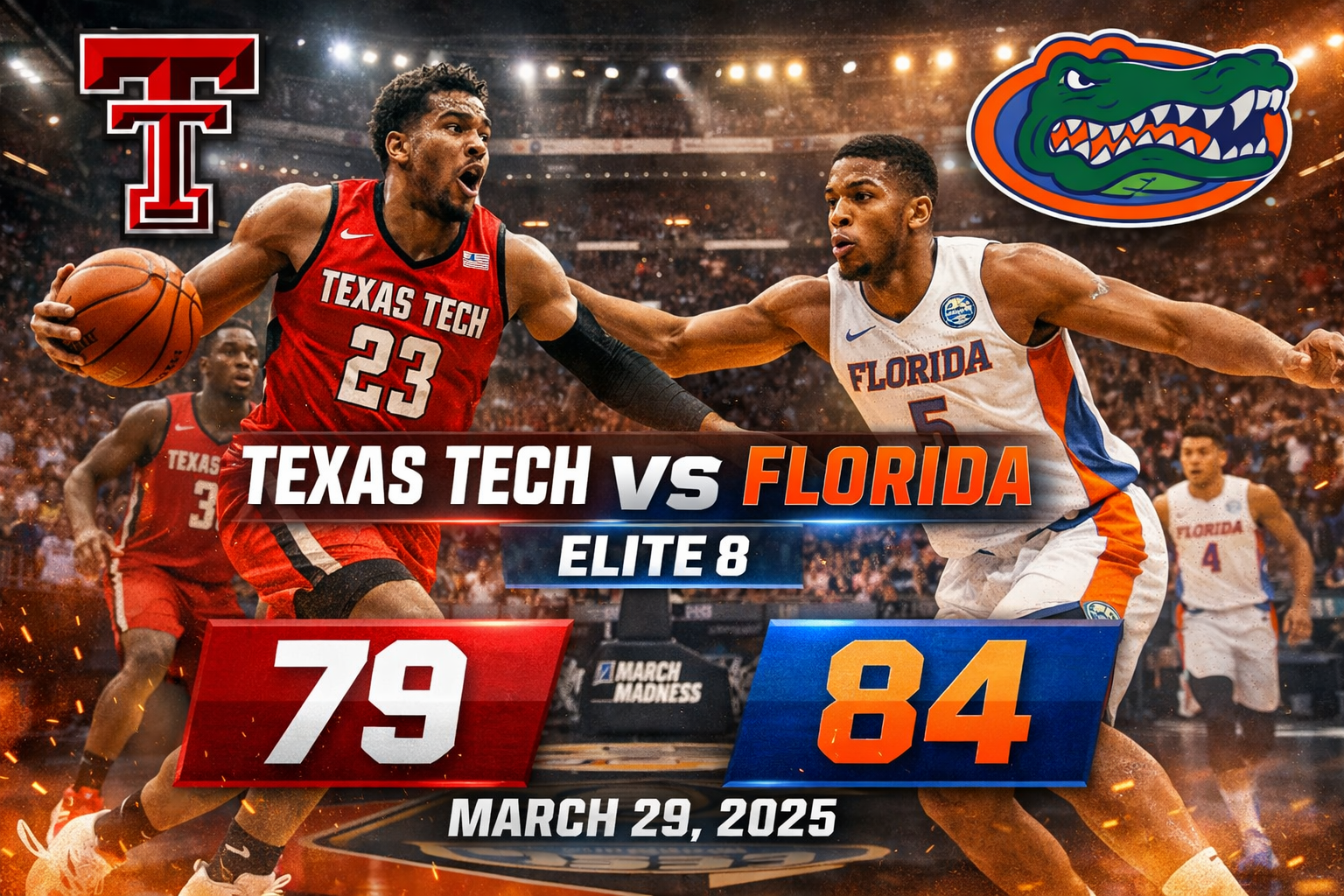 Texas Tech vs Florida: Full Breakdown of the Elite Eight Matchup